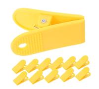 ERINGOGO 12pcs Treadmill Key Replacement Clips Plastic Emergency Stop Safety Switch Locks for Running Machines Secure Lock Design for Enhanced Workout Protection