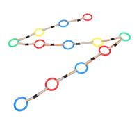 ERINGOGO 12pcs Walking Rope with Quick Release Buckle Safety Leash for Teachers and Daycare Multi-Color Preschool Anti-Lost Strap for Outdoor Group Control and Supervision