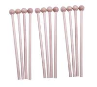 ERINGOGO 12pcs Wood Hitting Mallets Sticks for Boys and Girls Adults Safe Comfortable Percussion Drum Stick Music Instrument Accessories for Glockenspiel Xylophone Bells