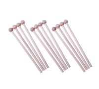 ERINGOGO 12pcs Wooden Xylophone Mallets Set Natural Color Percussion Drumsticks Fibreglass Handle Suitable for Boys and Girls and Glockenspiel