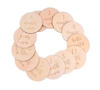 ERINGOGO 13pcs Monthly Cards Newborn Photography Props for Born Age Counting