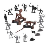 ERINGOGO 14pcs Plastic Soldier with Chariots and Archers War for Boys and Safe Model Figures for Imaginative Play and Hand-eye Coordination Development