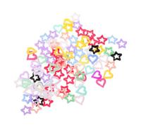 ERINGOGO 150pcs 3d Nail Charms Heart Nail Studs DIY Heart Manicure Decorations Women