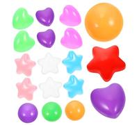 ERINGOGO 150Pcs Star Ball for Adorable Heart and Round Ocean Balls for Indoor Play Party Decorations and Amusement Activities