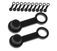 ERINGOGO 15pcs Brake Bleeder Caps Rubber Screw Covers for Cars Motorcycles Oil Drain Pump Seal Caps Automotive Brake Bleed Screw Protectors