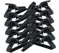 ERINGOGO 15pcs Iron Microphone Clips Lapel Mic Holders for Easy Installation and Portable Use for Streaming Theatre and Public Speaking