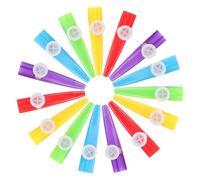 ERINGOGO 15pcs Kazoo Toy Boys and Girls Musical Instruments Plastic Kazoo Flute for Boys and Girls Adults Trombone Party Favors