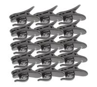 ERINGOGO 15pcs Microphone Clips for Earphone Cable Management Plastic Mic Clips for Secure Attachment Compact and Lightweight Design for Recording and Speech Use