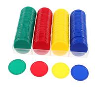 ERINGOGO 160pcs Plastic Poker Chips Classroom Reward Tokens for Educational Math Counting Games Incentive Coins for Learning Activities and Student Motivation