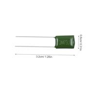 ERINGOGO 16pcs Guitar Tone Capacitors Kit for Bass and Electric Guitars Different Values for Versatile Sound Stable Performance Material Enhance Musical Instrument Tone Quality
