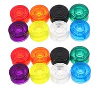 ERINGOGO 16pcs Multi-color Guitar Pedal Footswitch Caps Foot Nail Covers for Electric Guitar Effects Pedal Protection Secure Fit for Precision Play and Easy Identification