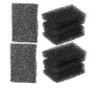 ERINGOGO 16pcs Professional Dense Scar Makeup Sponges 4x6x1cm Safe Black Diy Face and Body Paint Sponge for Halloween and Special Effects