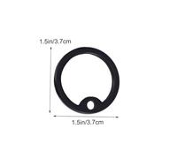ERINGOGO 16pcs Silicone Dog Tag Silencers Round Mute Circles for Pet Id Tags Noise Reducing Protective Wraps Stretchable Rubber for Clank Prevention and Edge Protection
