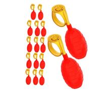 ERINGOGO 16pcs Water Squirting Ring Plastic Prank Prop for Parties April Fools Day Halloween Fun Easy Press Spray Trick Game Entertainment