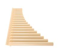 ERINGOGO 18 Pipes Pan Flute Musical Instrument Abs Plastic Beginner Friendly 18pipe Design Portable Panpipes Improves Vital Capacity School Use