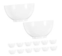 ERINGOGO 18pcs Miniature Tiny Bowls for Dollhouse Kitchen Pretend Play Realistic Miniatures with Delicate Color and Design for Mini House Scene Decoration and Gift