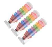 ERINGOGO 18pcs Plastic Shuttlecocks for Badminton Training Home Entertainment with Mixed Colors for Indoor Outdoor Fitness Practice