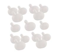 ERINGOGO 18pcs Silicone Bubble Insert Balls DIY Squeeze Replacement Parts for Bubble Blowing Dolls Wear-resistant Stress Relief Accessories in Large Medium Small for Parties and Creative