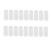 ERINGOGO 18pcs Transparent Plastic Blind Wand Replacement Handles Tilt Rod Grip Parts for Window Shutters Easy Installation and Lightweight Repair Kit