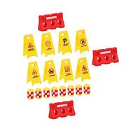 ERINGOGO 19-Piece Traffic Sign Toy Set for Boys and Girls Educational Cognition Toys Roadblocks and Street Signs for Learning Traffic Rules and Safety Awareness