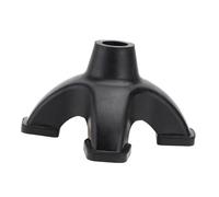 ERINGOGO 19mm Four-Legged Black Walking Stick Rubber Tips Outdoor Hiking Pole Replacement Accessories for Trekking and Stability