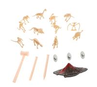 ERINGOGO 19Pcs Dinosaur Skeleton Models Educational Archaeological Set for Realistic Simulation Digging Kit to Cultivate Practical Skills and Paleontology Interest