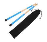 ERINGOGO 1pair Bundle Professional Bamboo Versatile Wooden Brushes for Jazz Folk Music Rods for All Skill Levels Comfortable Grip Great for Various Drumming Techniques
