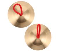 ERINGOGO 1pair Copper Finger Cymbals for Boy Girl Engaging for Dance and Music Activities for Early Childhood Education and Creative Expression