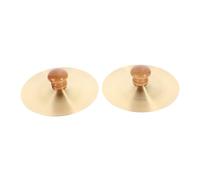 ERINGOGO 1pair Finger Cymbals for Belly Dancing Small Finger Cymbals Dance Party Performance Hand Ethnic Percussion