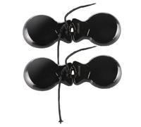 ERINGOGO 1pair Wooden Finger Castanets for Boys and Girls Rhythm Musical Toys for Dance and Music Classes Safe and Portable Percussion Instruments Great for Home Parties and Entertainment