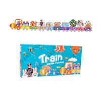 ERINGOGO 1PC Creative Traffic Enlightenment Puzzle for Engaging Digital Cognitive Plaything to Enhance Understanding of Traffic Tools and Numbers for Parent Interaction