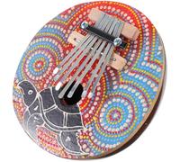 ERINGOGO 1pc Kalimba Thumb Piano Keys Coconut Shell Musical Instrument for Beginners Portable Handheld Design for Outdoor Camping School Relaxation