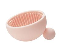 ERINGOGO 1pc Makeup Brush Cleaning Pad Portable Silicone Cosmetic Brush Cleaner for Effortless Cleaning of Beauty Tools Pink