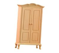 ERINGOGO 1Pc Miniature Wardrobe Model Scale Dollhouse Furniture for Stylish Home Decor Easy to Move Clean for Adding Realistic Atmosphere to Your Mini House