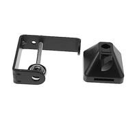 ERINGOGO 1pc Multi-function Microphone Stand Clamp Holder Iron Base for Secure Mounting Table and Flat Compatible Various Mic Black