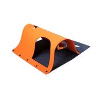 ERINGOGO 1pc Multifunctional Felt Cat Tunnel Pet Nest and Safe Indoor Exercise Toy for Cats Orange Multiple Openings for Active Kittens