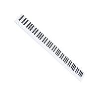 ERINGOGO 1pc Portable Key Piano Keyboard Practice Comparison Chart Standard Reference Guide for Beginners White Design for and Teaching