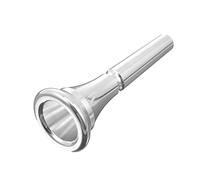ERINGOGO 1pc Silver Plated Brass Horn Mouthpiece Professional Accessory for Students Musicians for Concerts Family Gatherings Outdoor Events Smooth Design for Enhanced Performance