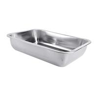 ERINGOGO 1Pc Stainless Steel Pet Bedpan Non Leak Urinary Tray for Dogs Birds Animals Easy to Clean for Cages Parks and Gardens for Developing Toilet Habits