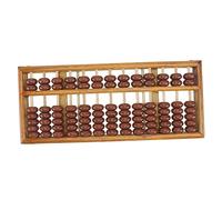 ERINGOGO 1pc Wooden Arithmetic Abacus Beads Math Tool for Students Fine Polished Surface Smooth Touch Lightweight Design for Easy Storage Educational for Boys