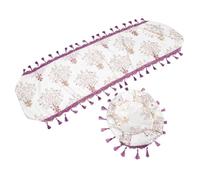 ERINGOGO 1set Antique Guzheng Cover Dustproof Protective Cloth for Guzheng Chair and Elegant Design Smooth Versatile Use Easy to Clean and Store Home Decor Tassel Style