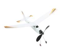 ERINGOGO 1set Assembly Glider Plane Toy Rubber Band Powered Aircraft for Boy Girl Engaging Outdoor Activity Bright Color Design Sparks Curiosity Aviation for Boys and Girls