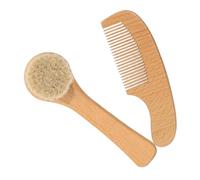 ERINGOGO 1set Bath Brush Set Soft Bristles and Natural Wool Massage Brush for Gentle Scalp Care Complete Grooming Kit for Newborns Boy Girl Hair