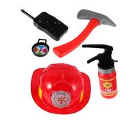 ERINGOGO 1set Boys and Girls Firefighter Set Costume Fire Extinguisher Fireman Hat Accessories for Pretend Play Dress-up Parties and Educational Fun for Boys and Girls
