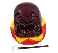 ERINGOGO 1set Buddhist Woodblock for Early Education Deep Color Percussion Instrument Enhance Musical Skills and Cognitive Development for Home Temple Use