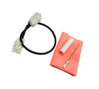 ERINGOGO 1set Creative Saxophone Cleaning Includes Sound Hole Brush and Cleaning Cloth for Flute and Clarinet Maintenance Wind Instrument Care Tools