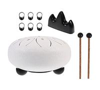 ERINGOGO 1set Creative Steel Tongue Drum Notes Percussion Instrument for Yoga Meditation and Music Enlightenment Carry Bag