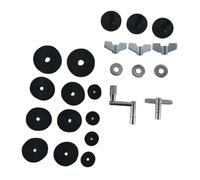 ERINGOGO 1set Drum Kit Felt Pad Set Wrenches and Accessories for Enhanced Sound Quality Non-slip Drum Equipment for Musicians and Enthusiasts