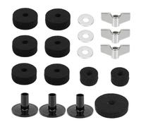 ERINGOGO 1set Drum Set Cymbals Felt Pads Anti-skid Accessory Kit for and Collision Prevention for Drum Kits