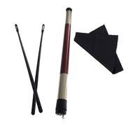 ERINGOGO 1set Flute Cleaning Tools Absorbent Cloth Cleaning Stick and Flute Maintenance Accessories for Piccolo Care